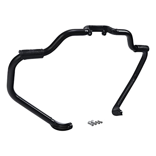 TCT-MOTORPARTS Mustache Engine Guard Highway Crash Bar Fit for Springfield Dark Horse 2016-2025 Roadmaster Classic 17-18 Chieftain Classic Springfield Limited - color: Black Crash Bar