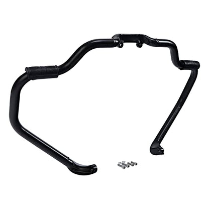 TCT-MOTORPARTS Mustache Engine Guard Highway Crash Bar Fit for Springfield Dark Horse 2016-2025 Roadmaster Classic 17-18 Chieftain Classic Springfield Limited - color: Black Crash Bar