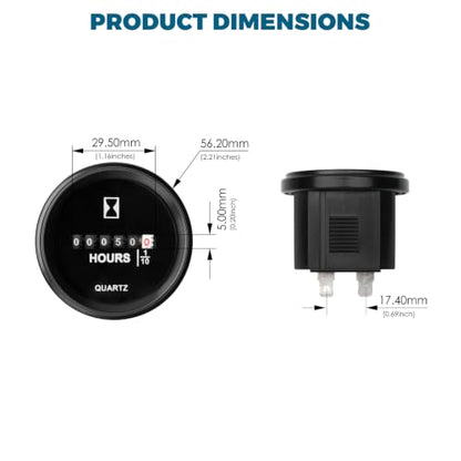 Runleader RL-HM009 Mechanical Hour Meter