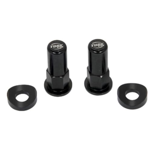 Tusk Rim Lock Nut/Spacer Kit - Black - color: black