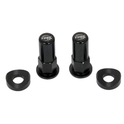Tusk Rim Lock Nut/Spacer Kit - Black - color: black