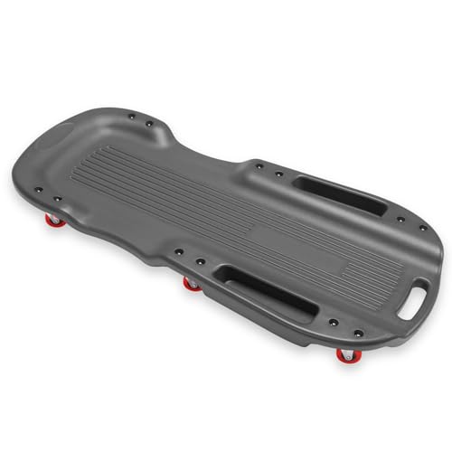Auto Dynasty 38 in Low-Profile Under-Car Rolling Mechanic Creeper, Gray - color: Gray