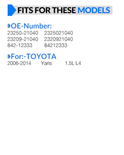 Upgraded 23250-21040 Fuel Injectors For:-Toyota Yaris 2006-2014