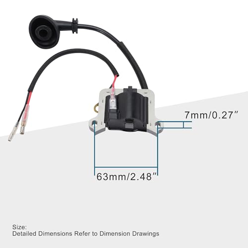 GOOFIT Ignition Coil for 2-stroke 43cc (40-5) & 49cc (44-5) Pocket Bike