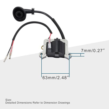 GOOFIT Ignition Coil for 2-stroke 43cc (40-5) & 49cc (44-5) Pocket Bike