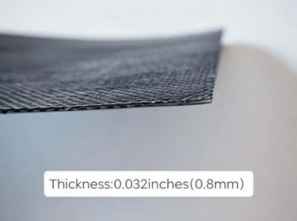 Black Fynxir Self-Adhesive Aluminized Fiberglass Cloth Heat Shield Blanket - 12"x24" Aluminum Backed Thermal Reflective Insulation Barrier for High Temp Protection (Automotive Exhaust, Firewall) - color: Black, size: 12'' X 24''