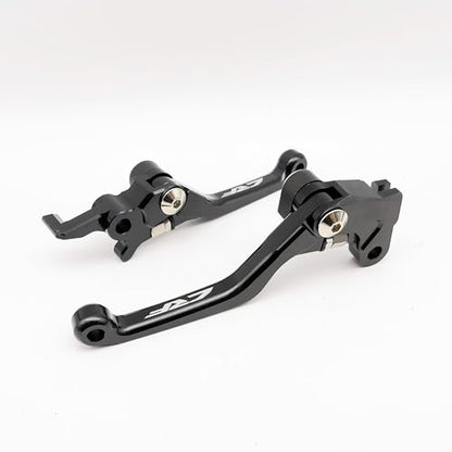 OEM Replacement Brake/Clutch Levers Compatible with Honda CRF450L (2019-20) & CRF450RL (2021-25) - Dirt Bike Adjustable Lever Set, 6061-T6 Aluminum (Black_Glossy) - color: BLACK_Glossy