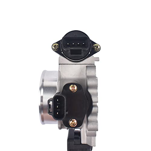 60mm Throttle Body High Flow Power Replacement for 1996-2001 Jeep Grand Cherokee TJ 4.0L 53032023AB Flynsu