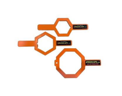 Trailer Oil Cap Wrench Set, 3-Piece 2-1/4", 2-1/2" & 3-1/2" Oil Bath Hub Cap Removal Tool | Fits Dexter, Lippert, Kodiak, AL-KO, Valcrum Trailer Axles