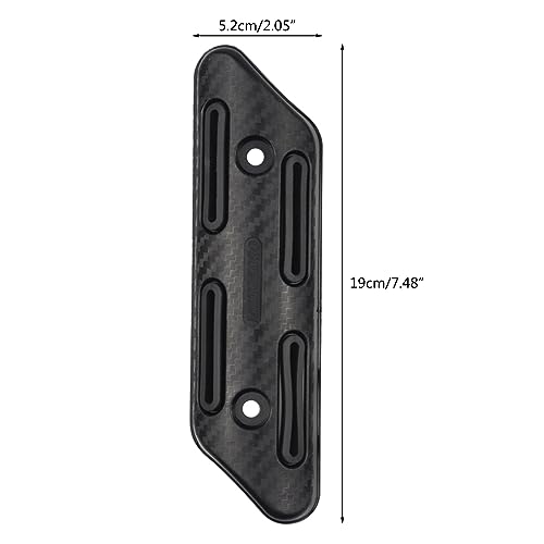 Motorcycle Exhaust Protector Can Dirt Bikes Accessories Silicone Guard Anti-hot Black