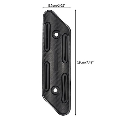 Motorcycle Exhaust Protector Can Dirt Bikes Accessories Silicone Guard Anti-hot Black
