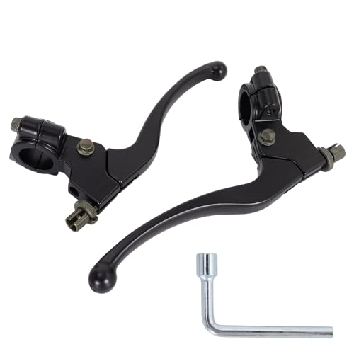 Left Right 7/8" Clutch Brake Handle Levers Perch For XR200r XR100 XR250 - size: 7/8 inch (22mm) Clutch Brake Set