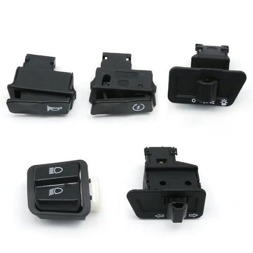 5 Pack Scooter Hand Control Switch Button Replaces for GY6
