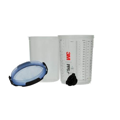 3M PPS 2.0 Spray Gun Cup Lids and Liners Kit, 26325, 28 oz, Large - size: Large, 125-Micron Filter