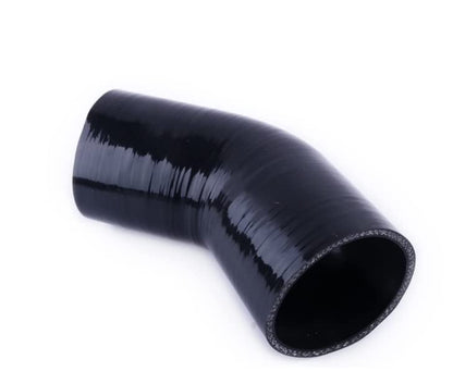 45 Degree ID 2.5"(63mm) Elbow Silicone Hose Intake Intercooler Coupler 2 1/2" inch Pipe,Length 102mm One Leg,4-Ply Thickness 5.4 mm - size: 45ID63(2.5")