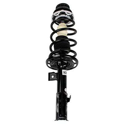 TRQ Front Left Strut and Spring Assembly Coil Spring - style: SCA32858