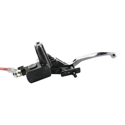 PRO BAT ATV Left Hydraulic Brake Kits with Hand Brake Master Cylinder - color: Red