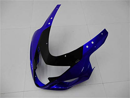 YTL Blue Black Full Fairing Fit for Suzuki 2004-2005 GSXR 600/750 - color: 005 Blue Black