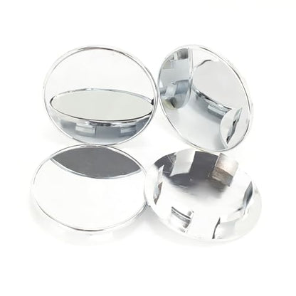 4Pcs 3in / 76mm Chrome Center Caps 2.34in ID Snap-On