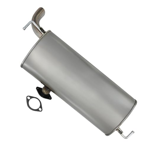 Exhaust Muffler Compatible for 2016-2021 Hyundai Tucson 2.0L | Stainless Steel | Northeastern Exhaust | Free Gasket Included | Direct-Fit Replacement