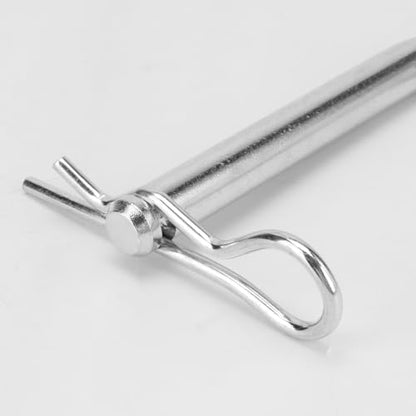 4 Pcs Replacement 5th Wheel Pins and Clips, 1/2 Inch Diameter Fits 5th Wheel Hitch and 5th Wheel Rail Gooseneck Hitches