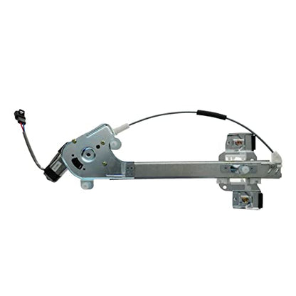 TRQ Rear Left Power Window Regulator & Motor Assembly Drivers Side - style: WRA51155