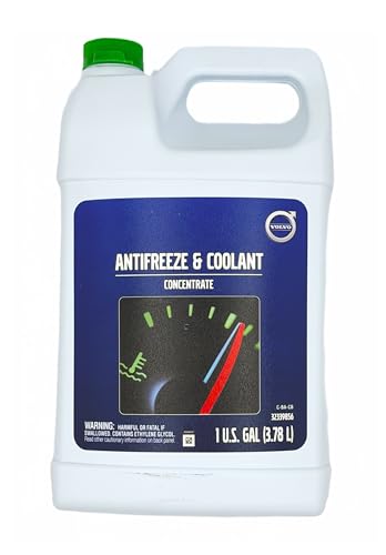 Volvo Genuine Antifreeze & Coolant Concentrate, Green, 1 Gallon, for Gas and Diesel Engines - 32339856