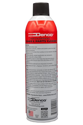 Denco 1930-50 Brake Cleaner, 50-State, Non-Chlorinated, 13oz, 6-Pack - size: 13 Ounce (Pack of 6)