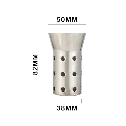 1PCS Exhaust Baffle Silencer DB Killer Muffler Fit for 2 inch Exhaust Pipe - size: 1-Pack Style D