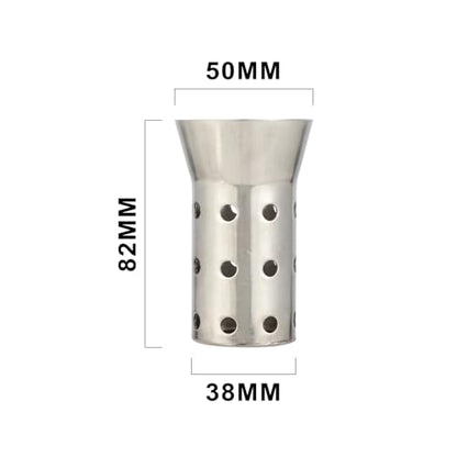 1PCS Exhaust Baffle Silencer DB Killer Muffler Fit for 2 inch Exhaust Pipe - size: 1-Pack Style D