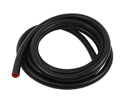 10ft Universal High Temperature 1-Ply Reinforced 13mm 1/2" ID Vacuum Hose Silicone Heater Hose Tubing (13mm Black) - color: Black, size: 13mm