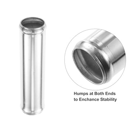 ACROPIX 38mm 1.5" OD 6" 152mm Length Universal Car Aluminum Alloy Intercooler Pipe Straight Air Intake Tube - Pack of 2 - size: OD 1.5"