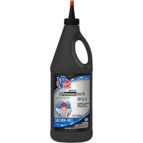 VP Racing 2895 Hi-Performance Gear Oil SAE 80W-90 GL-5 - 32 Ounces (1 Pack)