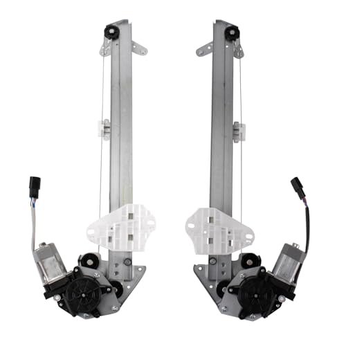 TRQ Front Power Window Regulator & Motor Assembly Set - style: WRA11692