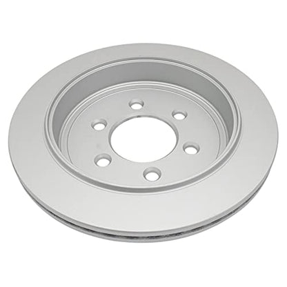 TRQ Front and Rear Brake Rotors Set Premium G-Coated - style: BRA15441