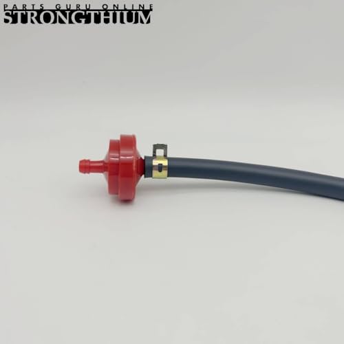 Strongthium 3/16" 1/4" 298090s Inline Gas Fuel Filter Kit - size: red 394358 2pcs + 3/16 2pcs