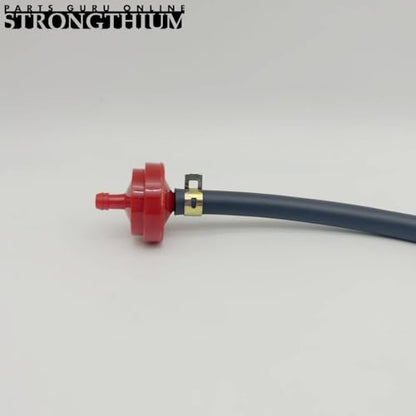 Strongthium Lawn Mower 1/4" ID Inline Gas Fuel Filter 394358 298090 Kit - size: 394358 4pcs