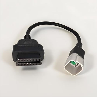 6 Pin to 16 Pin OBD2 Adapter Cable for BRP & CAN-AM, Motorcycle Diagnostic Tool Connector Fits for CAN-AM Spyder, ATV, UTV and BRP Moto Bike