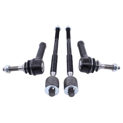 NewYall 6pc Front Left Right Inner and Outer Tie Rod End Sway Bar Link