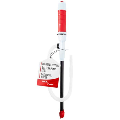TERA PUMP Automatic Hand Fuel Transfer Pump, D Battery Powered - style: Basic Stick Pump (D)