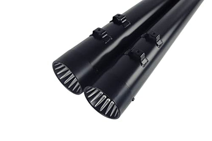SHARKROAD Black 4.4'' Slip-On Mufflers for Harley 2017-up Touring Road King, Steet Glide, Road Glide, Electra Glide, 18BB