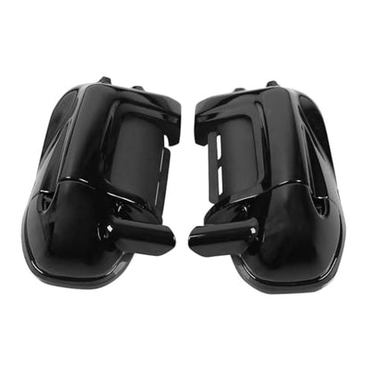 TCMT Lower Vented Fairing Box Pods 6.5" Speaker Fit for Harley Touring Road King Street Glide Electra Glide Ultra-Classic Road Glide 83-13 - color: Vivid Black #4