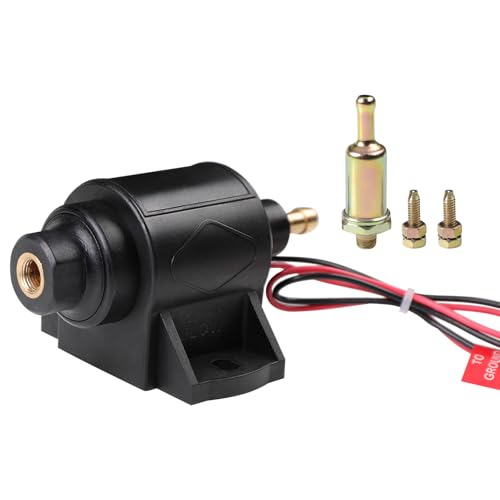12V Electric Fuel Pump Low Pressure 2-3.5 PSI Inline - size: 2-3.5 PSI 28GPH