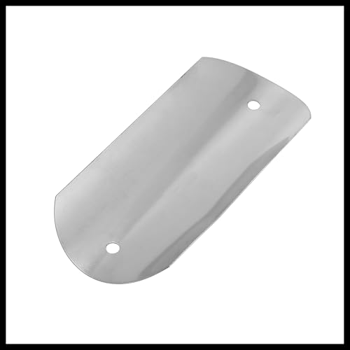 1 Set Motorcycle ATV 5.67" Stainless Steel Exhaust Muffler Pipe Heat Shield Cover Guard Protector Silver Tone Durable Material