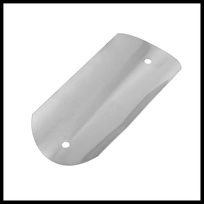 1 Set Motorcycle ATV 5.67" Stainless Steel Exhaust Muffler Pipe Heat Shield Cover Guard Protector Silver Tone Durable Material