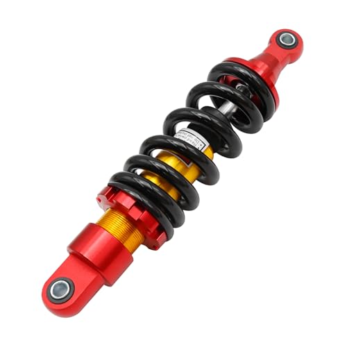 285mm Adjustable Motorcycle Rear Shock Absorber, 11.2" Shock Absorber Suspension, Replacement for Honda Yamaha Apollo Stomp WPB Bucci Orion M2R Lucky 50cc 70cc 90cc 110cc 125cc 150cc - size: 285mm
