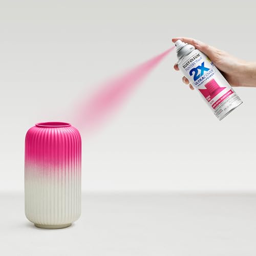 Rust-Oleum Painter's Touch 2X Ultra Cover Spray Paint, Gloss Berry Pink - color: Gloss Berry Pink, size: 12 Ounce (Pack of 1)