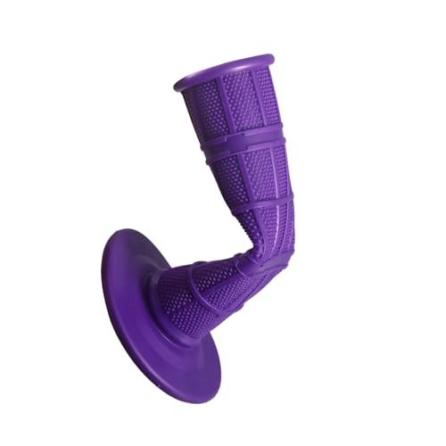7/8" Motorcycle Hand Grips Dirt Bike Motocross Gel Handlebar 2PC - color: Purple