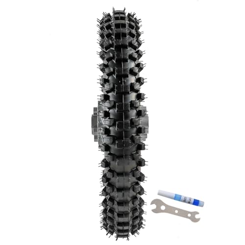 TDPRO 16" Rear Wheel 90/100-16 Tire Rim & 45T Sprocket & Brake Disc for 150cc 140cc 200cc Dirt Bike - size: 90/100-16