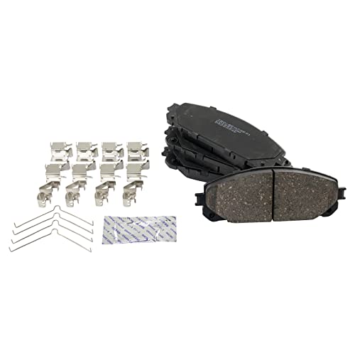 TRQ Front Ceramic Brake Pad and Rotor Set 12.99 in 5-Lug - style: BKA14204